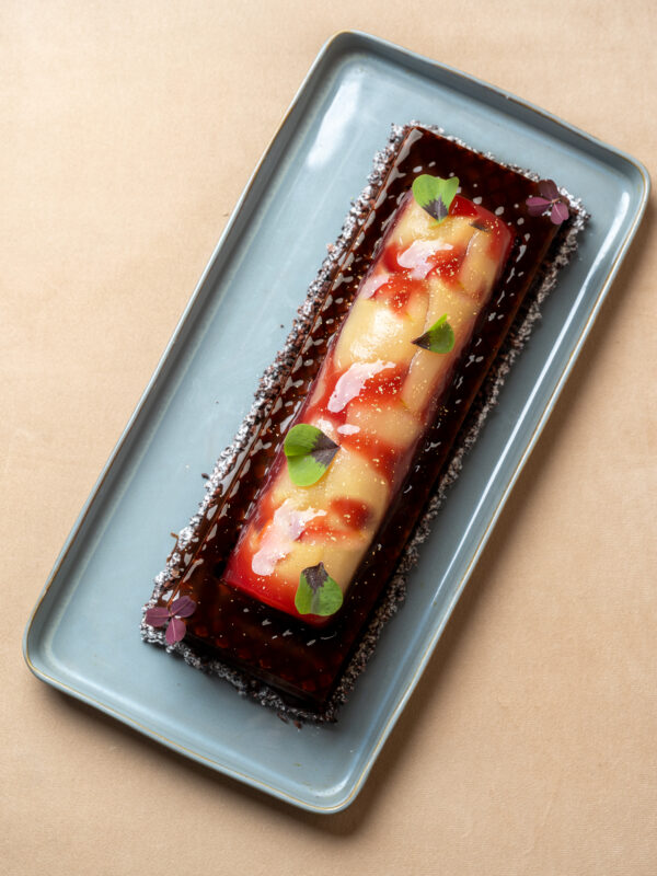 BUCHE Poire délice choco hibis