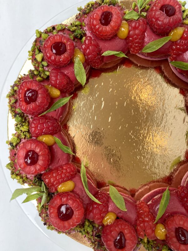 Couronne framboise